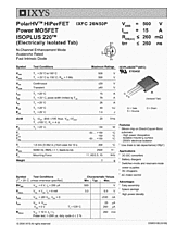 DataSheet IXFC26N50P pdf